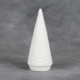 Ceramic Bisque Large Wicker Tree